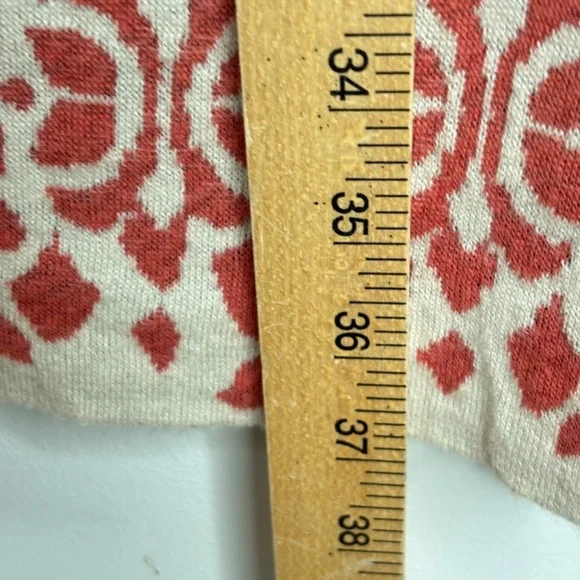 Anthropologie Knitted Knotted Beaded Lanka Sweater Dress L Boho Nordic Fair Isle - Picture 8 of 11